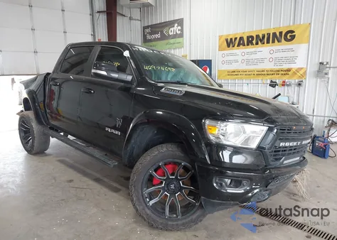 2022 Ram 1500 Big Horn 4X4 5'7 Box из США, поврежденный, VIN 1C6SRFFT8NN128135